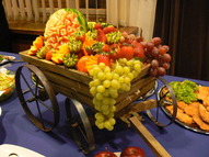 dekorované ovoce